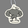 Paper Air Freshener Tag W/ Tab- Proud Eagle (Mascot)